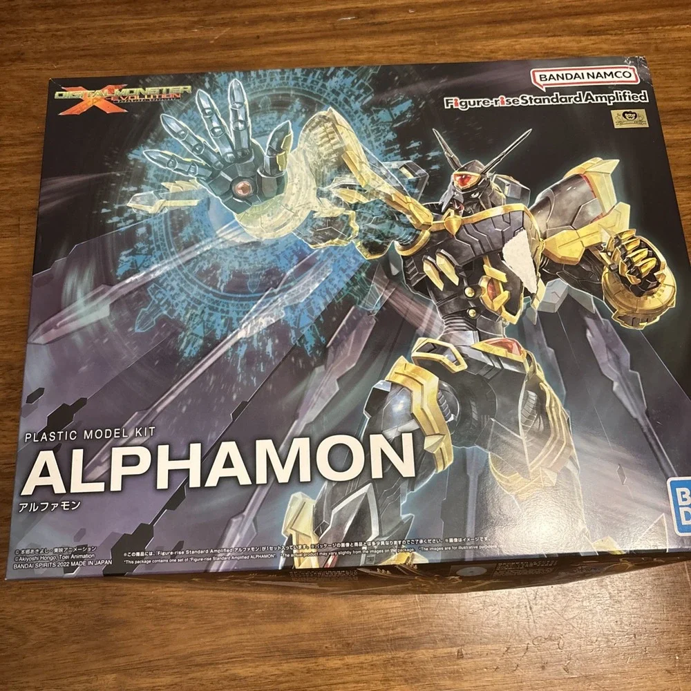 Bandai Alphamon Digimon Figure-rise Standard Amplified Model Kit Anime Figure